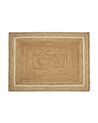 ALFOMBRA 200X250 YUTE NATURAL/BLANCO REF.-80938-00