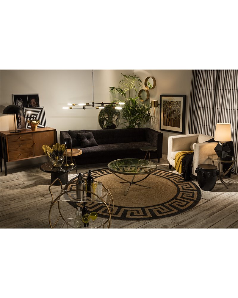 TAPETE 250X1X250 JUTA NEGRO NATURAL REF.-80928-00