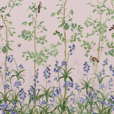 Bird and Bluebell China Clay 0263BICHINA