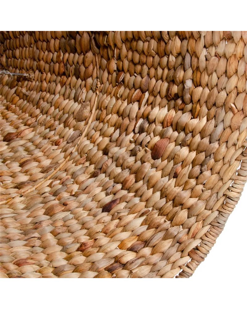 LÁMPARA TECHO NATURAL FIBRA NATURAL 42 X 42 X 42 CM REF.-601524