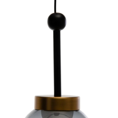 CEILING LAMP BLACK-GOLD...