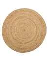 ALFOMBRA NATURAL YUTE DECORACIÓN 100 X 100 X 1 CM REF.-106828