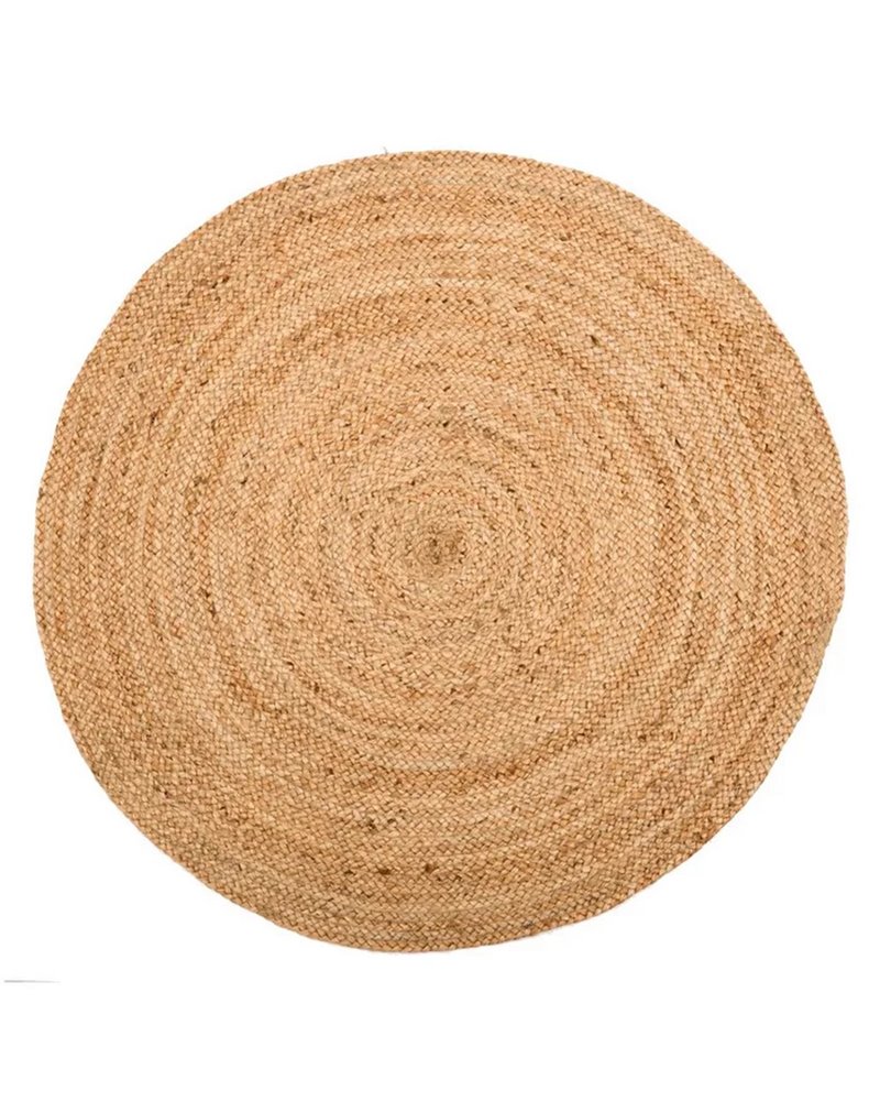ALFOMBRA NATURAL YUTE DECORACIÓN 200 X 200 X 1 CM REF.-106831
