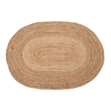 ALFOMBRA NATURAL YUTE DECORACIÓN 230 X 160 CM REF.-600521
