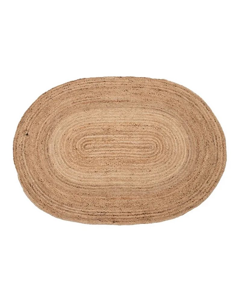 ALFOMBRA NATURAL YUTE DECORACIÓN 230 X 160 CM REF.-600521