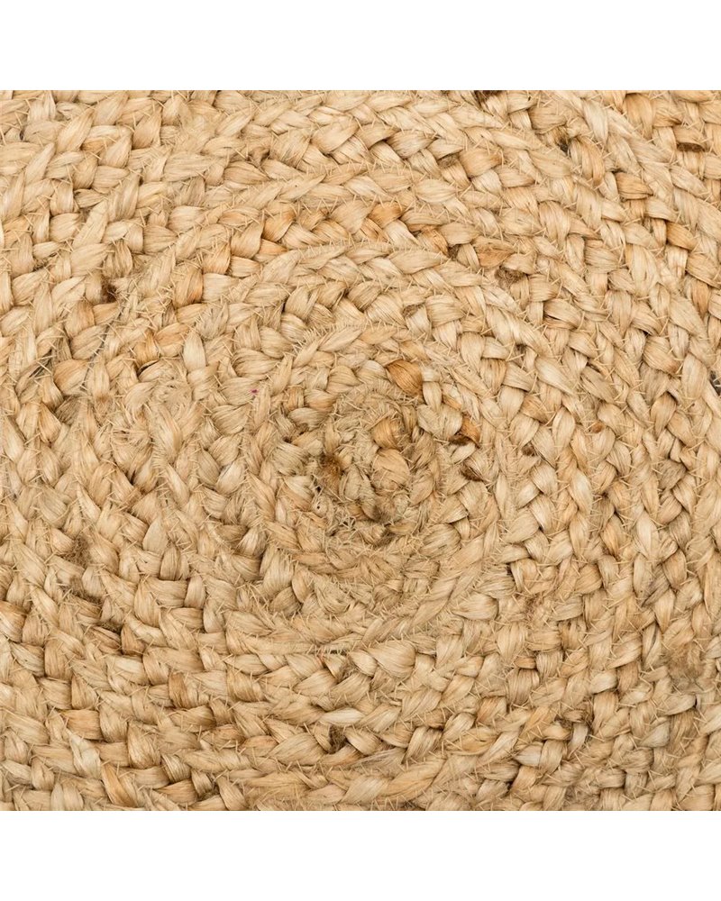 ALFOMBRA NATURAL YUTE DECORACIÓN 200 X 200 X 1 CM REF.-106831