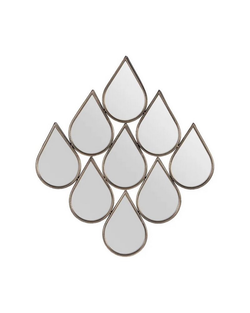 ESPEJO MÚLTIPLE ORO METAL DECORACIÓN 65 X 2,50 X 72,50 CM R-603784 ESPEJO MÚLTIPLE ORO METAL DECORACIÓN 65 X 2,50 X 72,50 CM R-603784