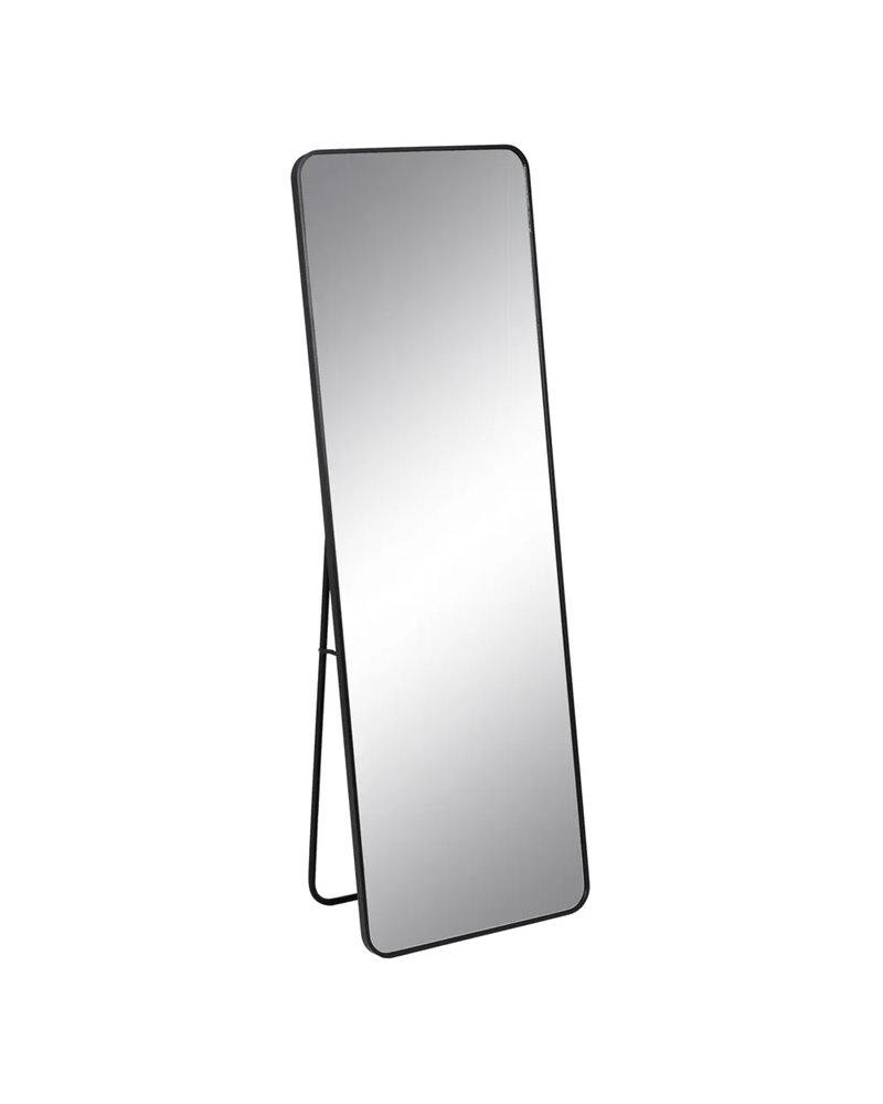 ESPEJO VESTIDOR NEGRO ALUMINIO-CRISTAL 56 X 3 X 165 CM R-608827