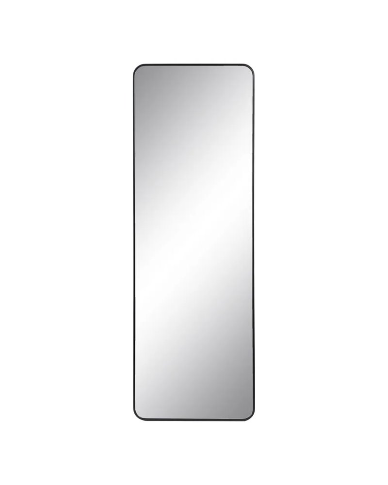 ESPEJO VESTIDOR NEGRO ALUMINIO-CRISTAL 56 X 3 X 165 CM R-608827