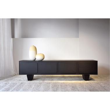 MUEBLE TV RIO ROBLE TENIDO NEGRO REF. 34H2314N