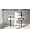 CONSOLA N24CERAMICO BLANCO Y GRIS REF. 34AD23024B