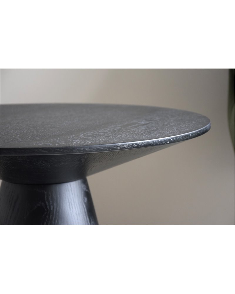 MESA AUX REDONDA FRESNO NEGRO MATE REF. 34AC652N