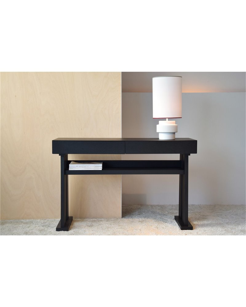 CONSOLA EN ROBLE COLOR NEGRO MATE REF. 34H2081N CONSOLA EN ROBLE COLOR NEGRO MATE REF. 34H2081N