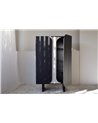 ARMARIO CURVA ROBLE NEGRO Y ARENA MATE REF. 34H2318AN