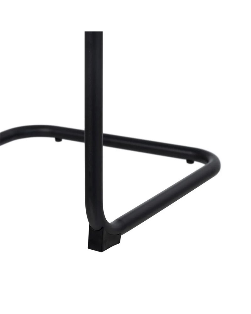 SILLA GRIS MADERA / METAL SALÓN 50 X 54 X 84 CM REF.607032
