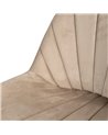 SILLA TERCIOPELO TAUPE SALÓN 51 X 55 X 82 CM REF.605511