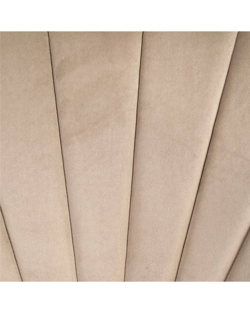 SILLA TERCIOPELO TAUPE SALÓN 51 X 55 X 82 CM REF.605511