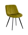 SILLA TERCIOPELO VERDE SALÓN 51 X 55 X 82 CM REF.605514