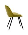 SILLA TERCIOPELO VERDE SALÓN 51 X 55 X 82 CM REF.605514