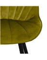 SILLA TERCIOPELO VERDE SALÓN 51 X 55 X 82 CM REF.605514