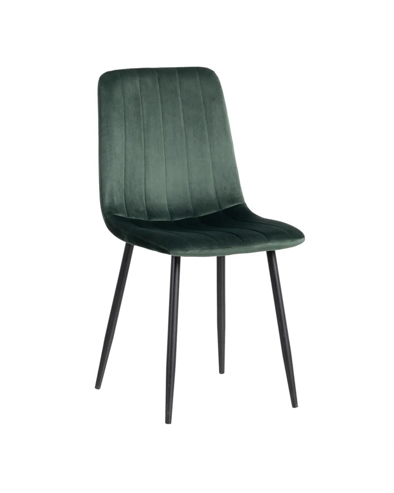 SILLA VERDE OSCURO METAL SALÓN 55 X 44 X 88,50 CM REF.606145 SILLA VERDE OSCURO METAL SALÓN 55 X 44 X 88,50 CM REF.606145