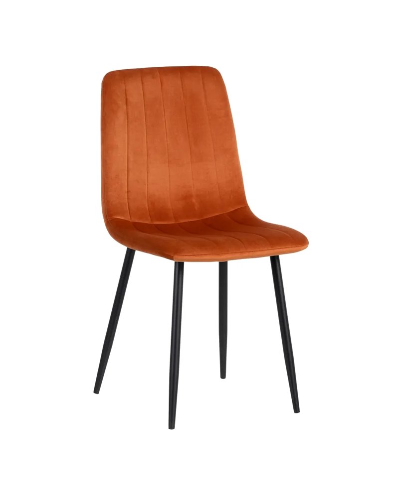SILLA NARANJA METAL SALÓN 55 X 44 X 88,50 CM REF.606146 SILLA NARANJA METAL SALÓN 55 X 44 X 88,50 CM REF.606146