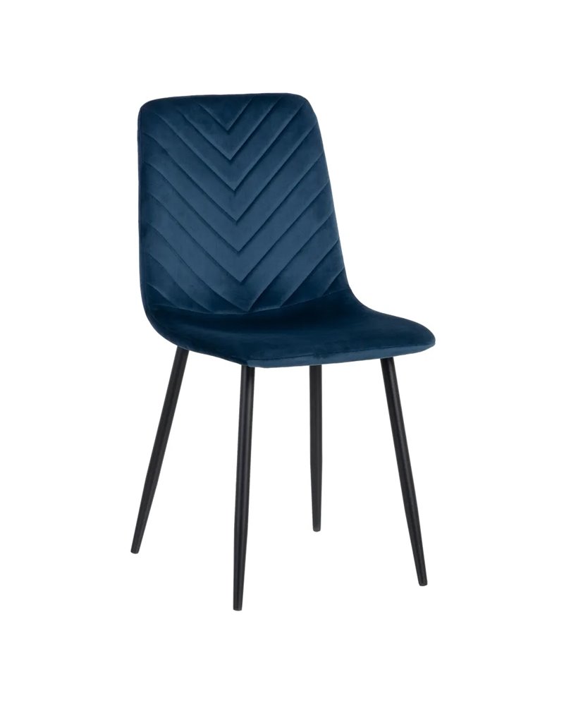 SILLA AZUL OSCURO METAL SALÓN 55 X 44 X 88,50 CM REF.606158 SILLA AZUL OSCURO METAL SALÓN 55 X 44 X 88,50 CM REF.606158