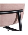 SILLA ROSA TEJIDO-METAL 44,50 X 54,50 X 86 CM REF.121604
