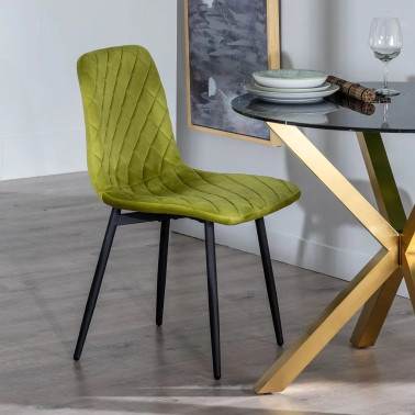 CHAISE VERTE DM-METAL 44 X...