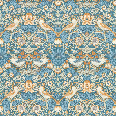 Strawberry Thief Denim Spice W0171-02