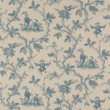 Toile Chinoise Blue W7017-02