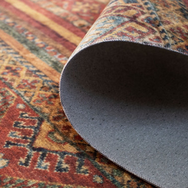 TAPIS EN TOILE ANTIK AK05