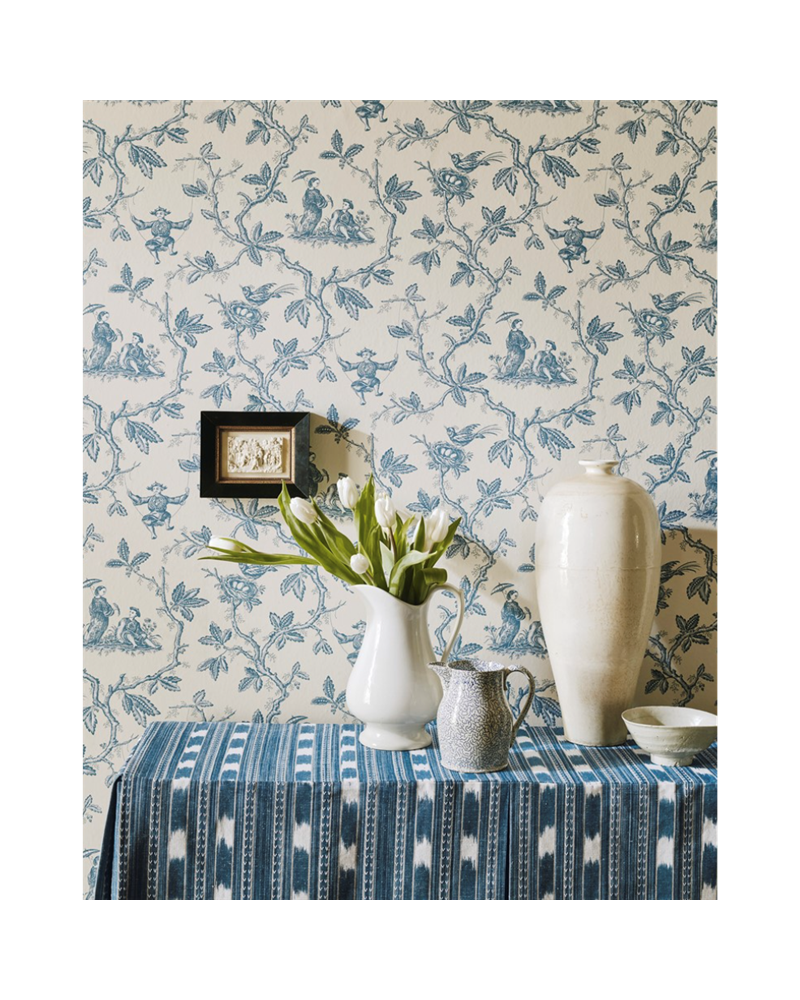 Toile Chinoise Charcoal W7017-04