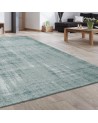 ALFOMBRA ANTIK CHENILLE GRUNGE AQUA