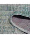 ALFOMBRA ANTIK CHENILLE GRUNGE AQUA