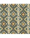 Dorothys Kilim Sunflower Tump Green MEWF237307