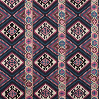 Dorothys Kilim Barbed Berry Indigo MEWF237306