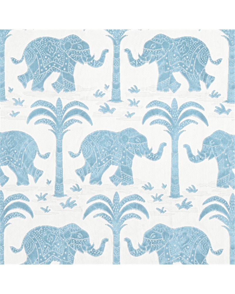 Elephant Velvet French Blue W716204 Elephant Velvet French Blue W716204