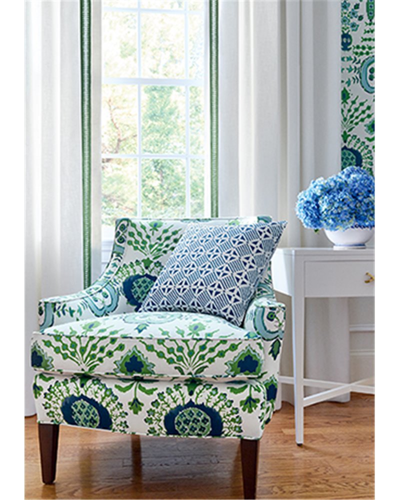 Mendoza Suzani Blue and Green On Navy F916241