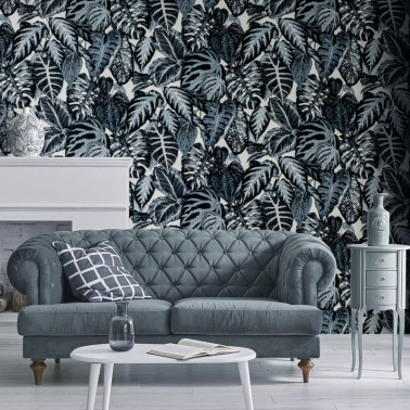 Elephant Leaf Blue 81264