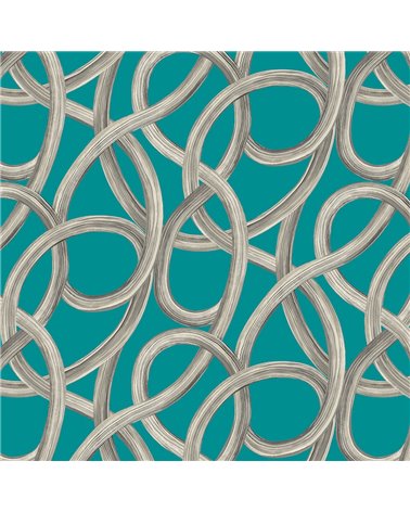 Twisted Geo Turquoise CEP50124W