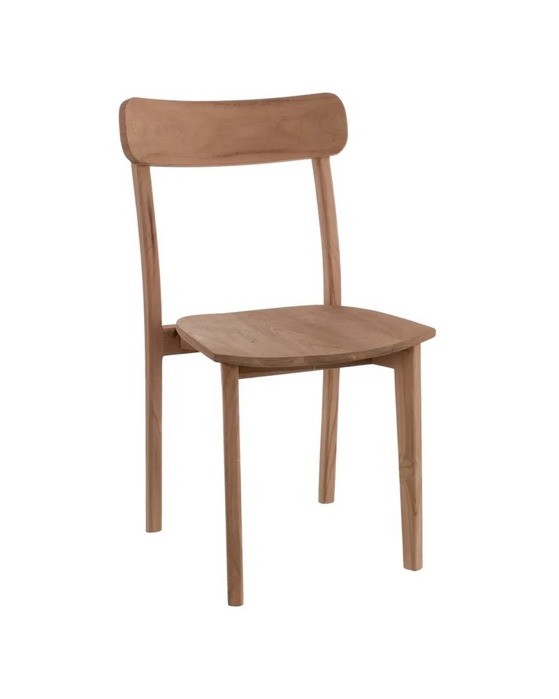 SILLA NATURAL MADERA DE TECA SALÓN 48 X 49 X 86 CM REF.601217 SILLA NATURAL MADERA DE TECA SALÓN 48 X 49 X 86 CM REF.601217