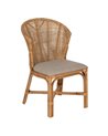 SILLA NATURAL RATÁN SALÓN 53 X 61,50 X 84,50 CM REF.609025