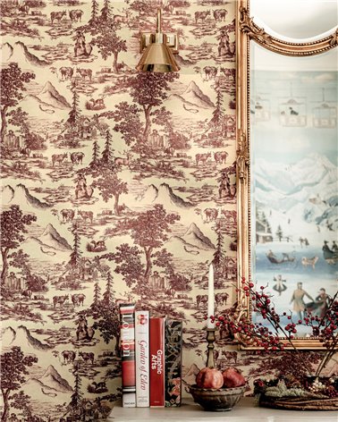 Toile Du Tyrol Taupe WP30148