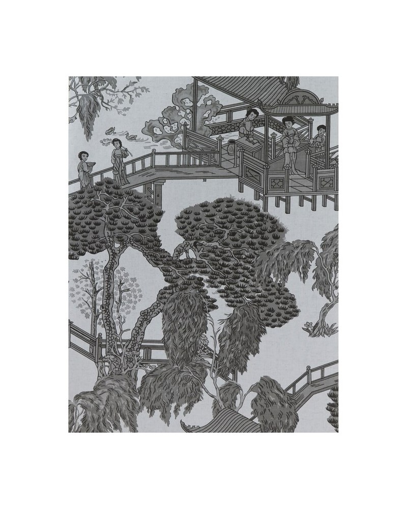 Papel Pintado GDW-5252-003 Zhou Jun Plata-Antracita - LORENZO CASTILLO Papel Pintado GDW-5252-003 Zhou Jun Plata-Antracita - LORENZO CASTILLO