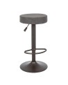 TABURETE PIPER GRIS OSCURO VINTAGE