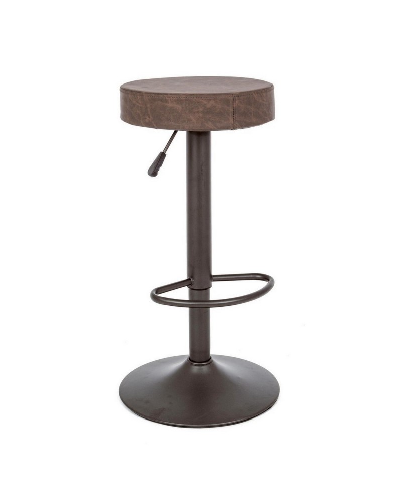 VINTAGE BROWN PIPER STOOL VINTAGE BROWN PIPER STOOL