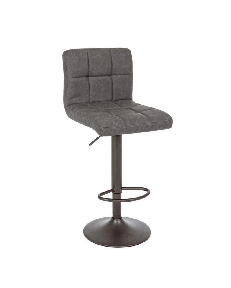 GREYSON STOOL DARK GRAY VINTAGE GREYSON STOOL DARK GRAY VINTAGE