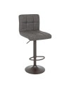 GREYSON STOOL DARK GRAY VINTAGE