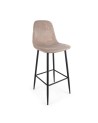 BAR STOOL IRELIA MINK VELVET